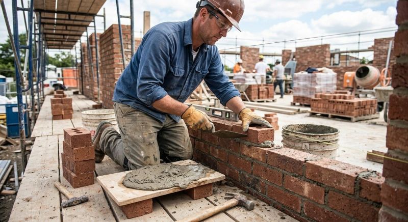 Brick Pillar Installation in Medina, OH