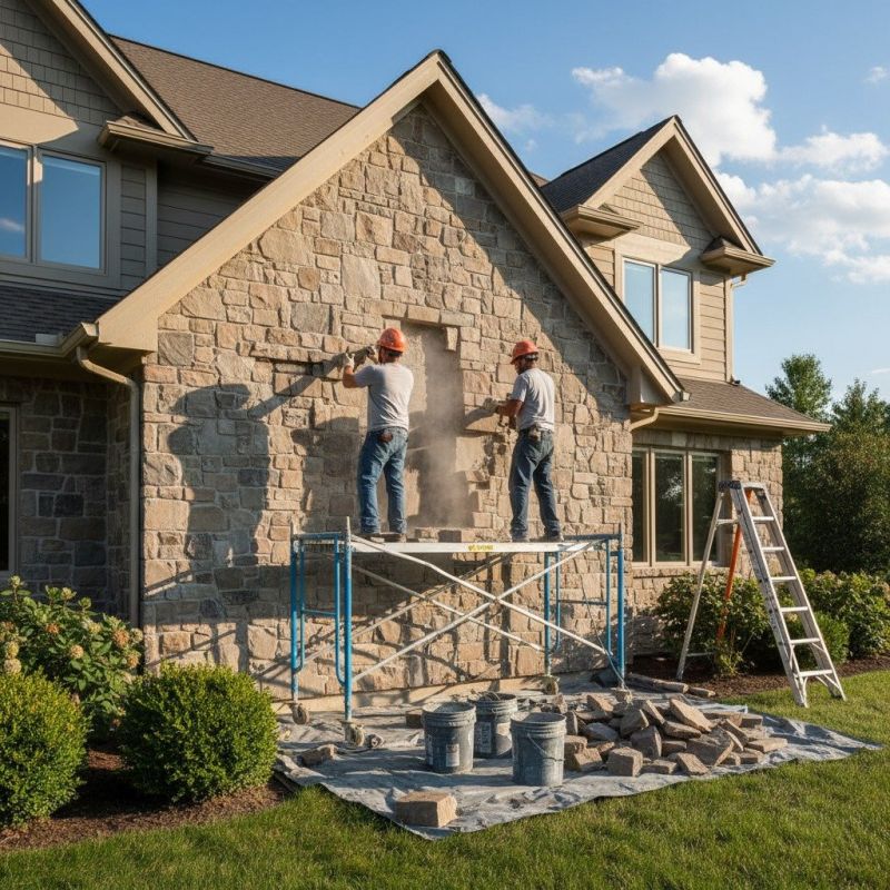 Local Stone Veneer Siding Service pros at work