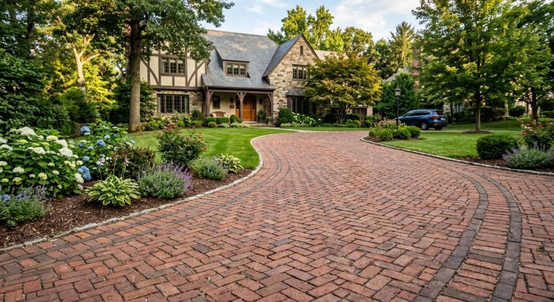 Brick Driveway Installation in Boston, MA