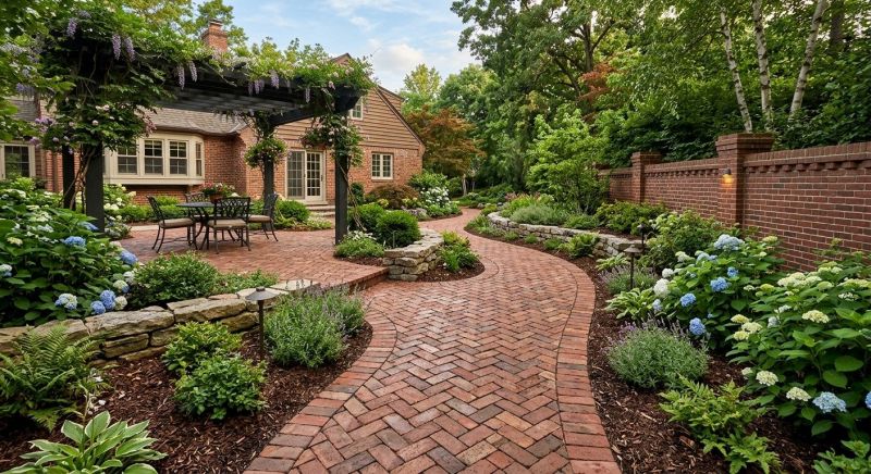 Brick Hardscape Construction in Stamford, CT