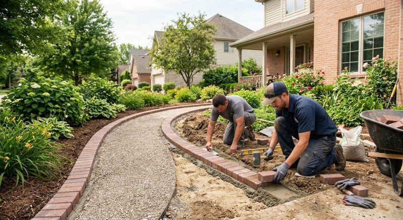 Brick Hardscaping Installation in Stamford, CT