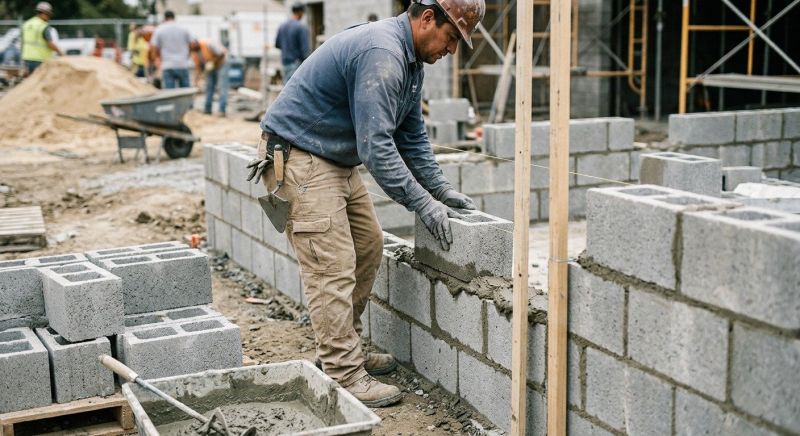 Concrete Blocks Installation in Boston, MA