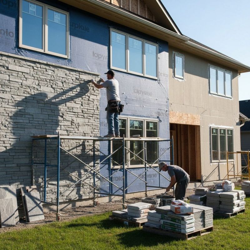 Stone Veneer Siding Service detail