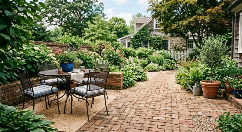 Patio Brick Installation in Manchester, NH